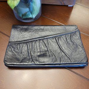 Vintage Brixton leather clutch